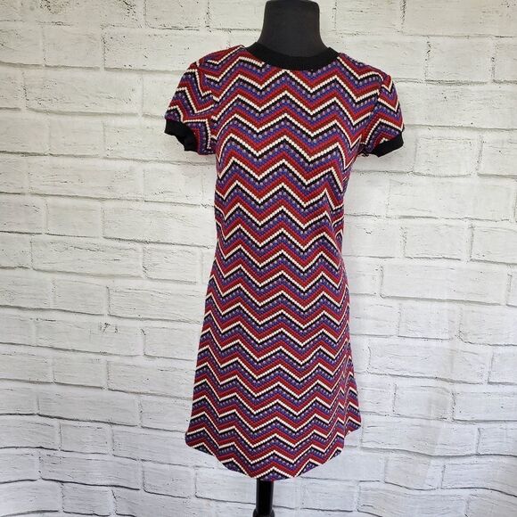 Zara tight knit stretchy short-sleeve dress medium - Picture 1 of 11